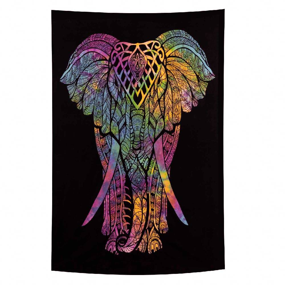 Kunst Und Magie Kunst und Magie Tagesdecke Wandbehang Deko Tuch Elefant UV Aktiv ca. 200 x 135 cm JETZT KAUFEN
