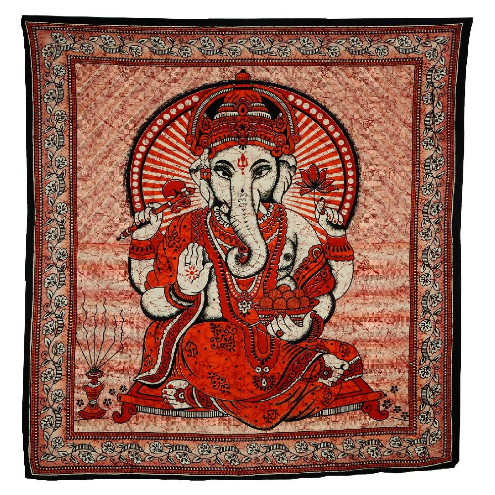 Kunst Und Magie Ganesha Dekotuch Große Tagesdecke Wandbehang Tuch Goa ca. 210 x 230 cm Bis zu 50% Rabatt