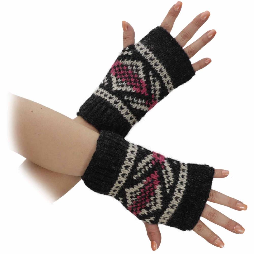 Kunst Und Magie Damen Armstulpen Stulpen Handwärmer Pulswärmer Handschuhe Wolle Strick Outlet