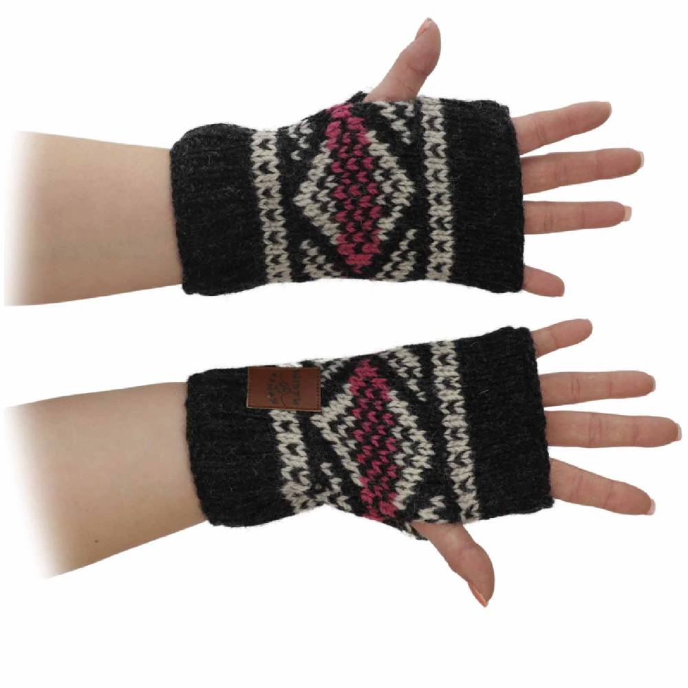 Kunst Und Magie Damen Armstulpen Stulpen Handwärmer Pulswärmer Handschuhe Wolle Strick Outlet