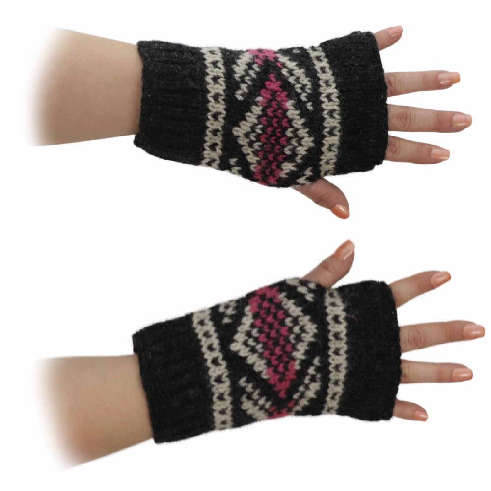 Kunst Und Magie Damen Armstulpen Stulpen Handwärmer Pulswärmer Handschuhe Wolle Strick Outlet