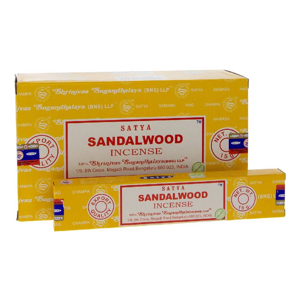Kunst Und Magie Satya Sandalwood Sandelholz Räucherstäbchen Duftstäbchen Versandkostenfrei