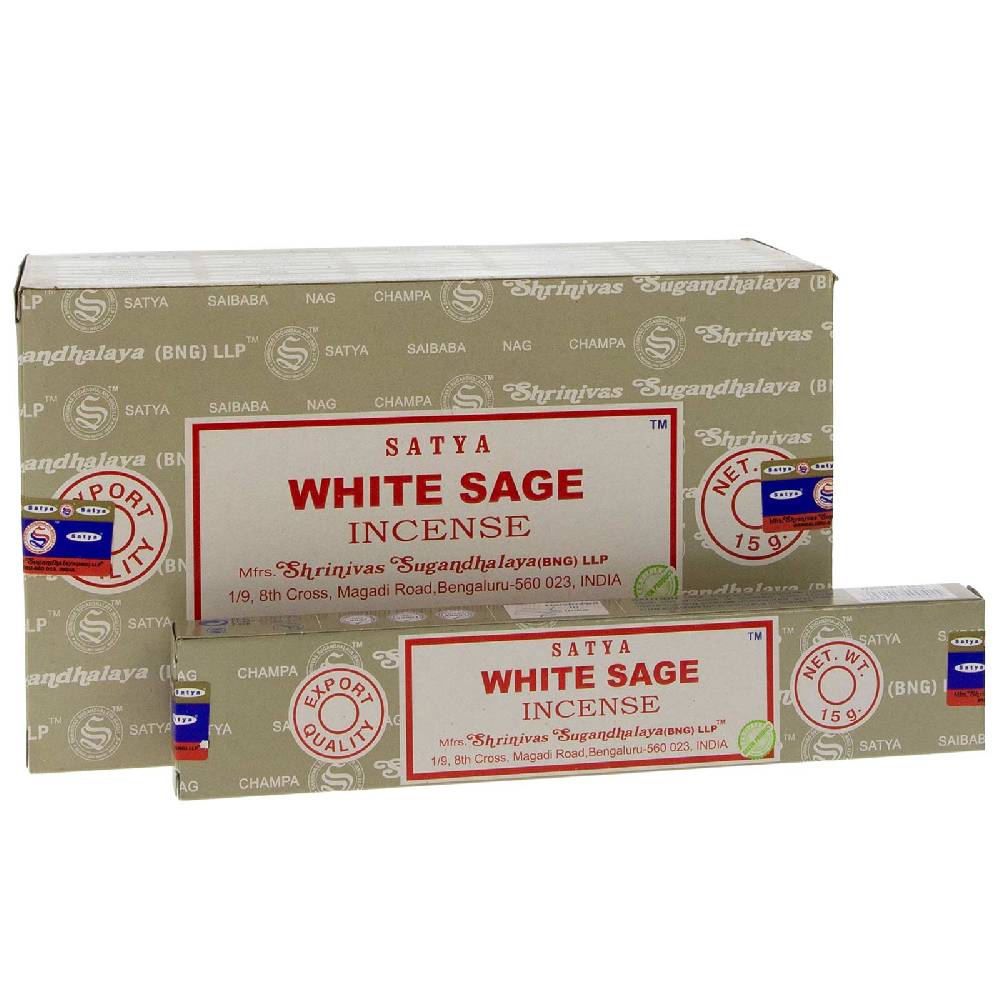 Kunst Und Magie Satya White Sage Räucherstäbchen Duftstäbchen Begrenztes Angebot
