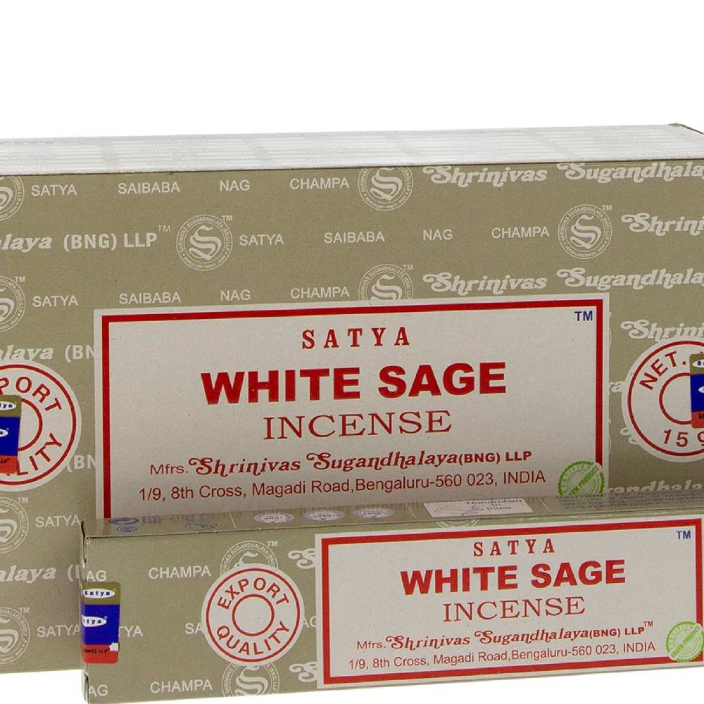 Kunst Und Magie Satya White Sage Räucherstäbchen Duftstäbchen Begrenztes Angebot