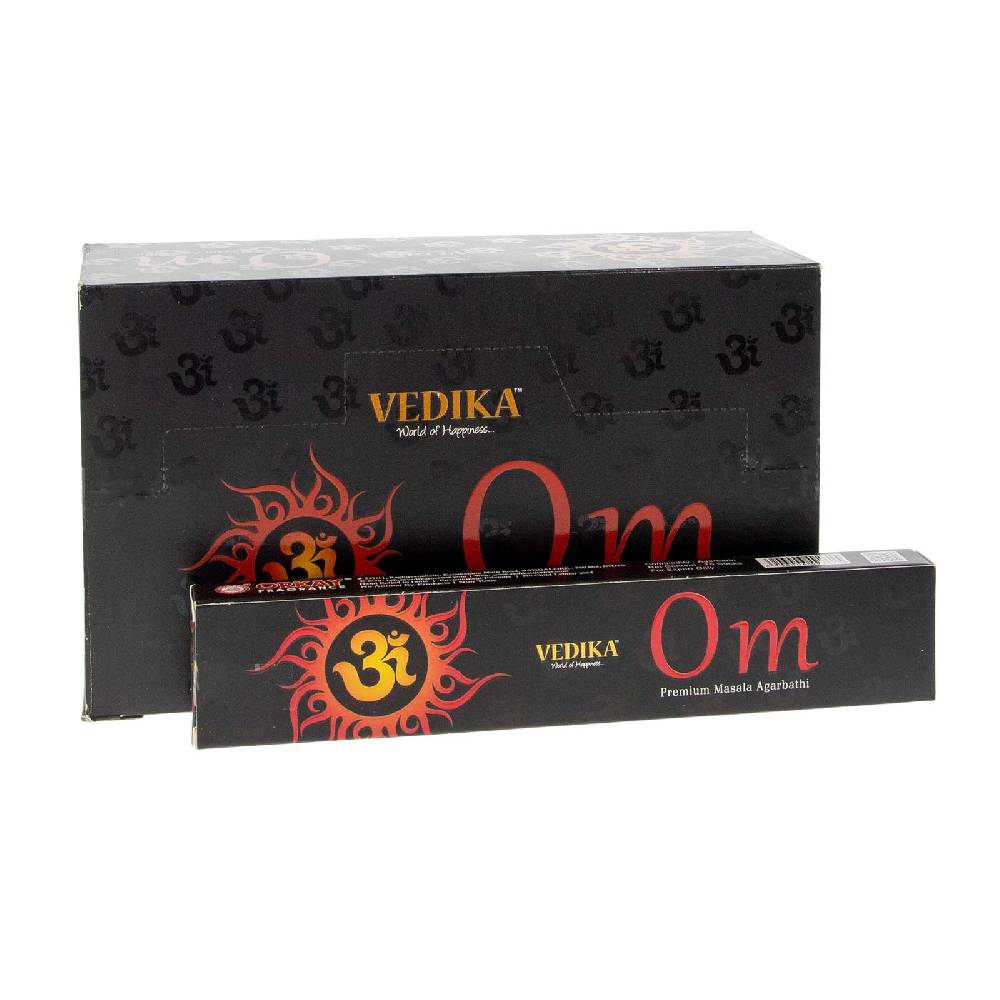 Kunst Und Magie Vedika OM von Orkay Premium Masala Agarbatti Räucherstäbchen 12er Großpackung Preisnachlass