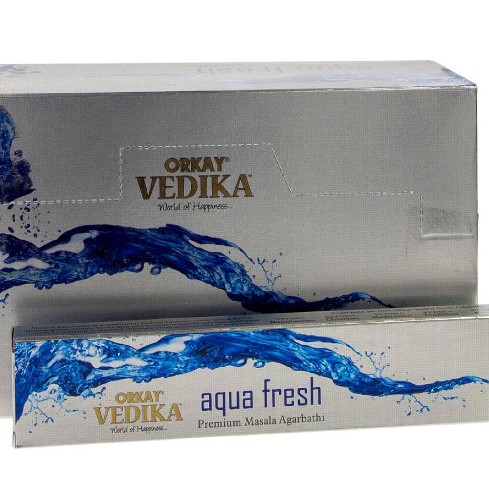 Kunst Und Magie Vedika Auqa Fresh Premium Masala Agarbatti Räucherstäbchen von Orkay Black Friday