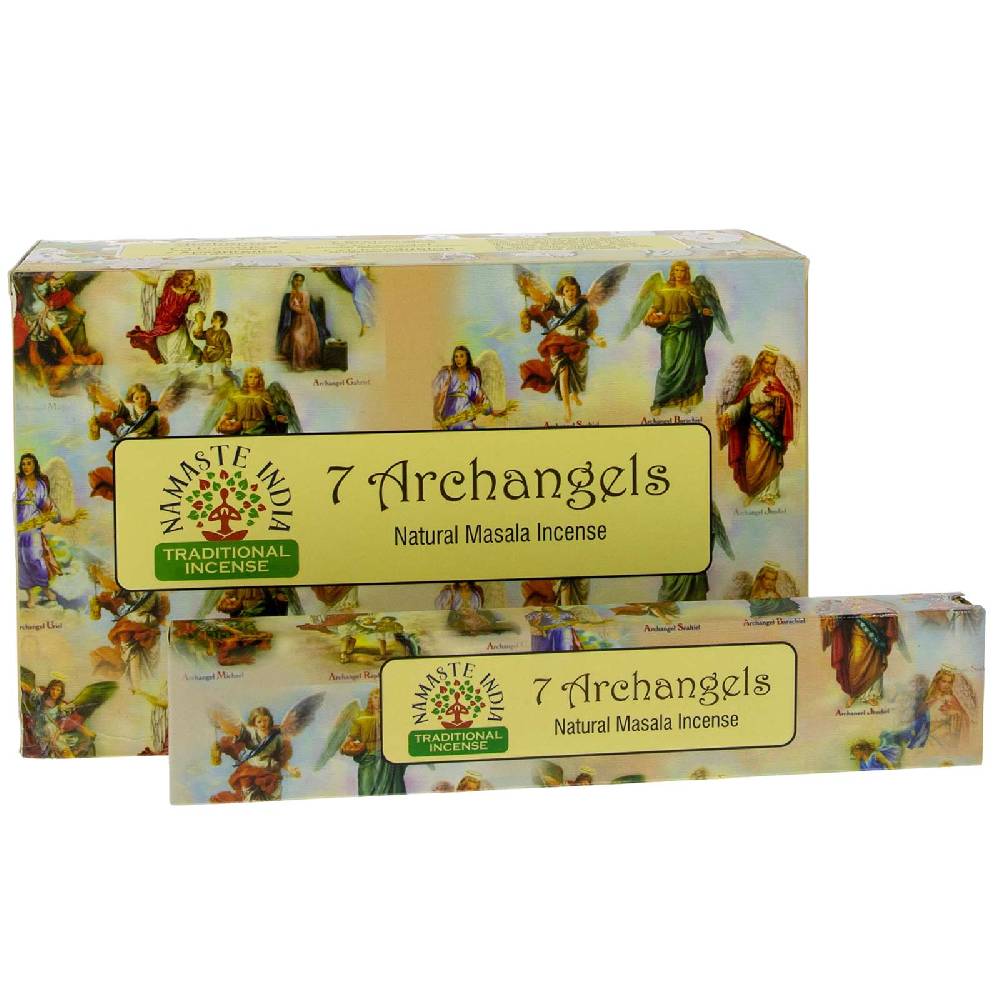 Kunst Und Magie 7 Erzengel Archangel Räucherstäbchen Namaste India Weihnachtsangebot