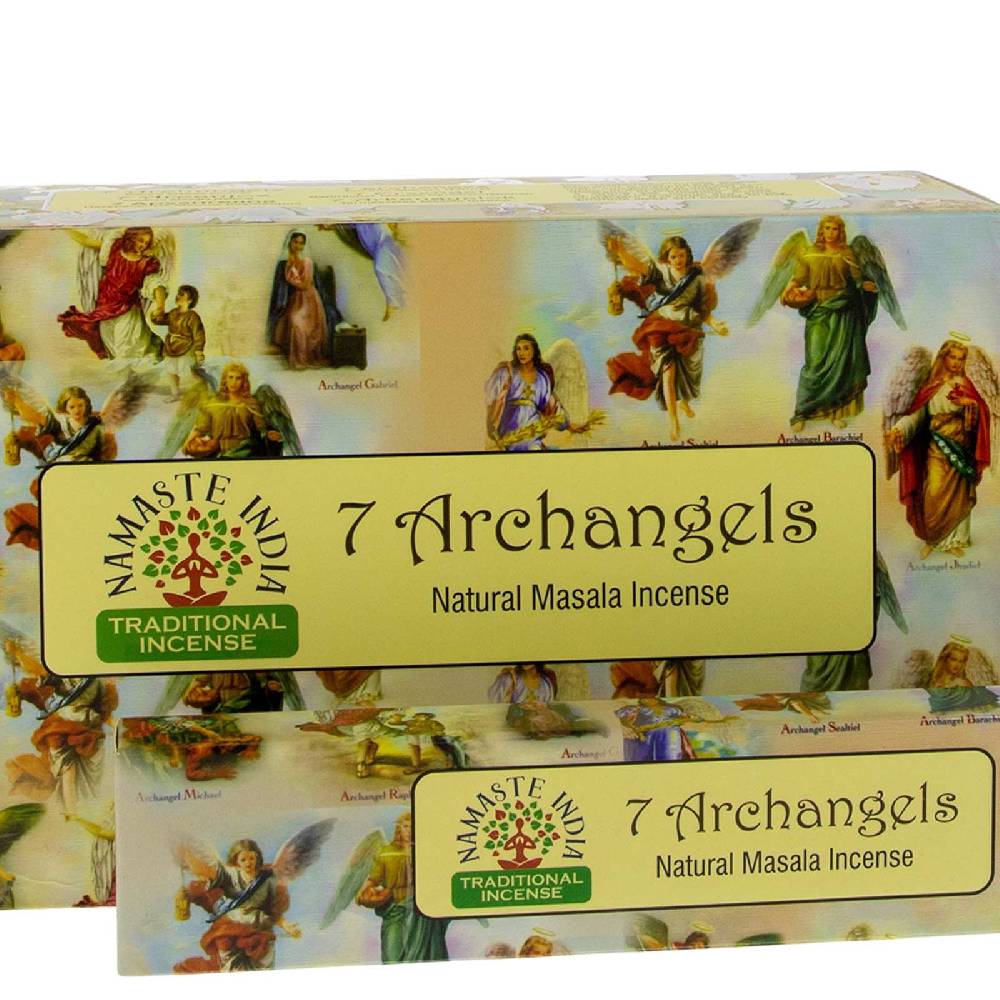 Kunst Und Magie 7 Erzengel Archangel Räucherstäbchen Namaste India Weihnachtsangebot