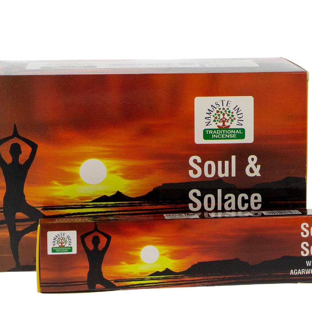 Kunst Und Magie Soul & Solace Agarholz Räucherstäbchen Namaste India 12er Großpackung Osterangebot