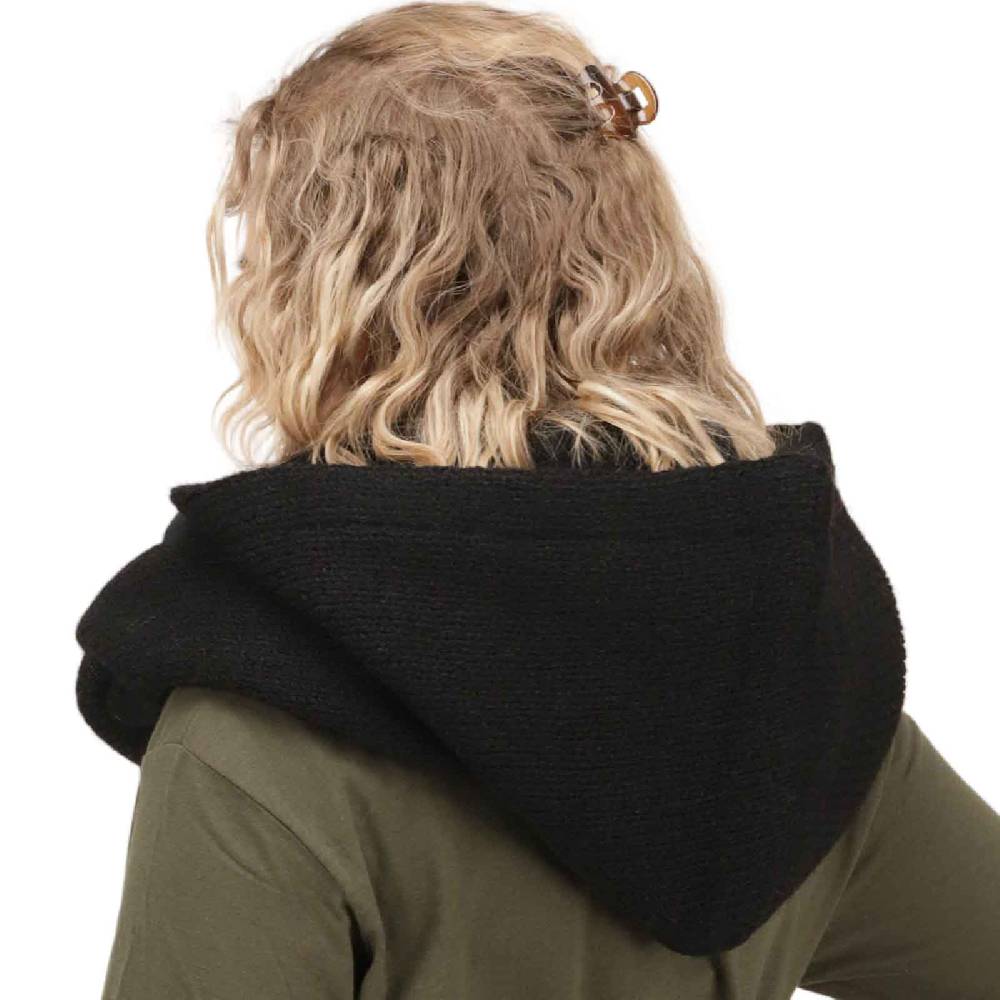 Kunst Und Magie Damen Kapuzenschal Loop Schal Hoodie Schalmütze Poncho aus Wolle gestrickt Zeitlich begrenztes Angebot