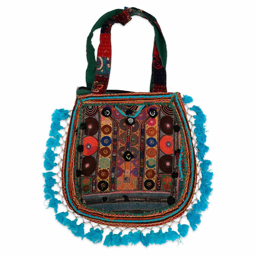 Kunst Und Magie Bunte Traditionell Bestickte Schultertasche Einkaufstasche BOHO Umhängetasche Nachhaltig No Waist UNIKAT! Wochenangebot
