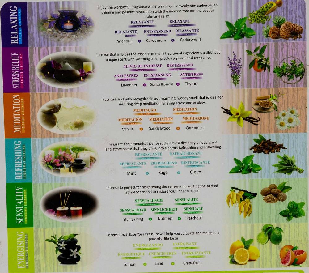 Kunst Und Magie D&#039;art Aroma Sortiment Räucherstäbchen Geschenk Set 120 Stäbchen 50% Rabatt mit kostenlosem Versand