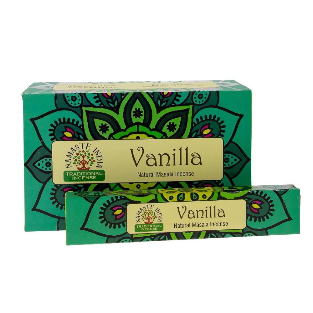 Kunst Und Magie Vanilla Vanille Räucherstäbchen Namaste India Kostenloser Versand international