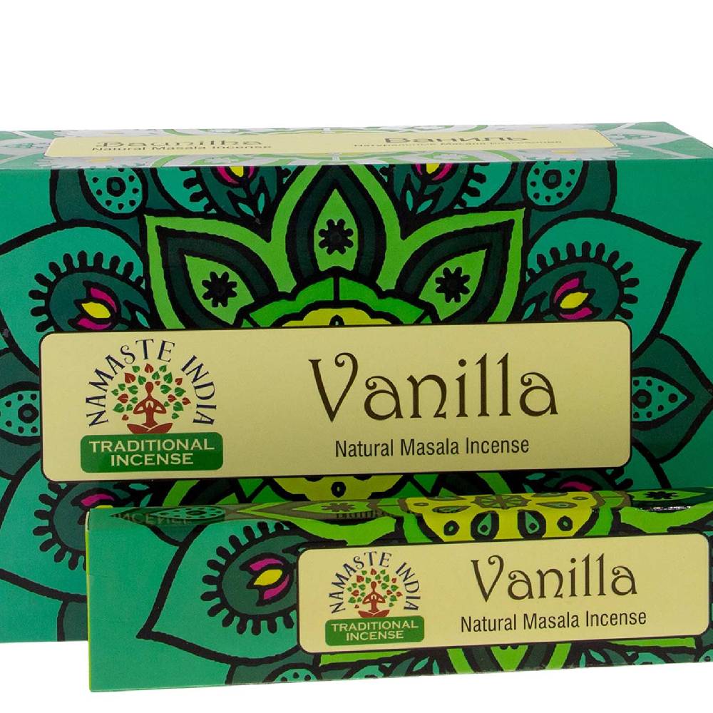 Kunst Und Magie Vanilla Vanille Räucherstäbchen Namaste India Kostenloser Versand international
