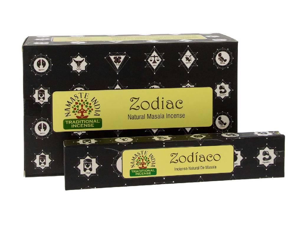 Kunst Und Magie Zodiac Räucherstäbchen Namaste India Astro Sternzeichen 12er Großpackung Begrenzt auf 3 Tage