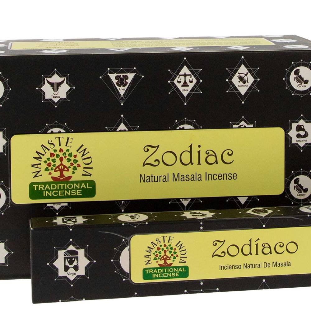 Kunst Und Magie Zodiac Räucherstäbchen Namaste India Astro Sternzeichen 12er Großpackung Begrenzt auf 3 Tage