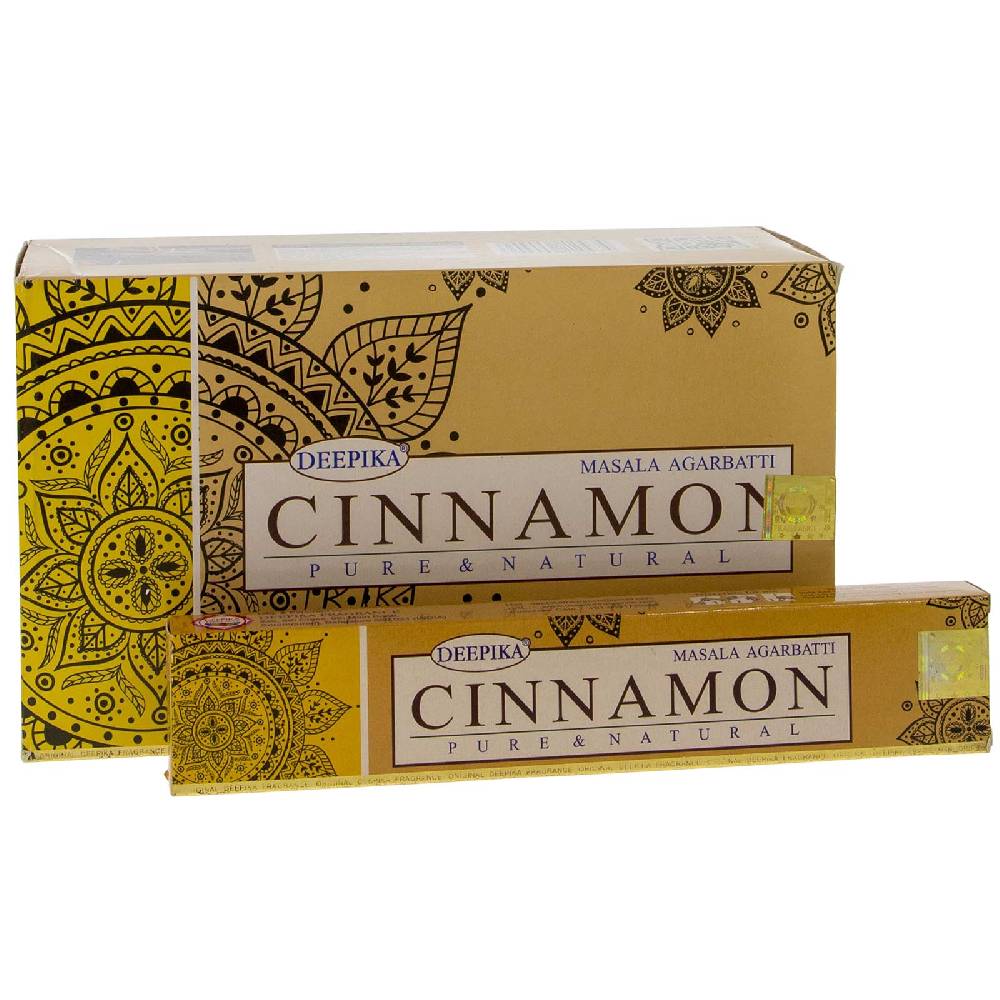 Kunst Und Magie Deepika Cinnamon Zimt Räucherstäbchen 12er Großpackung Im Verkauf