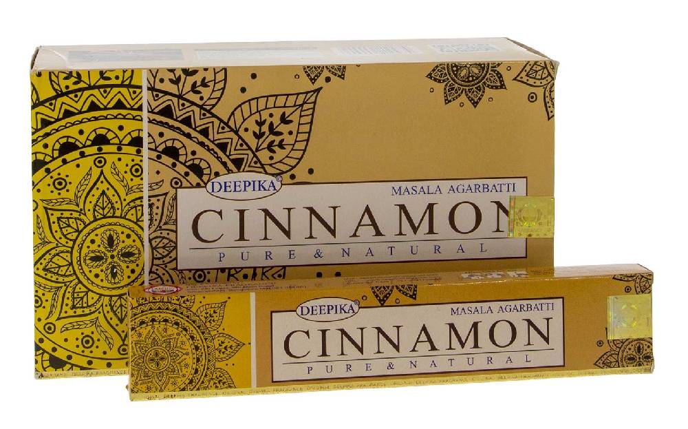 Kunst Und Magie Deepika Cinnamon Zimt Räucherstäbchen 12er Großpackung Im Verkauf