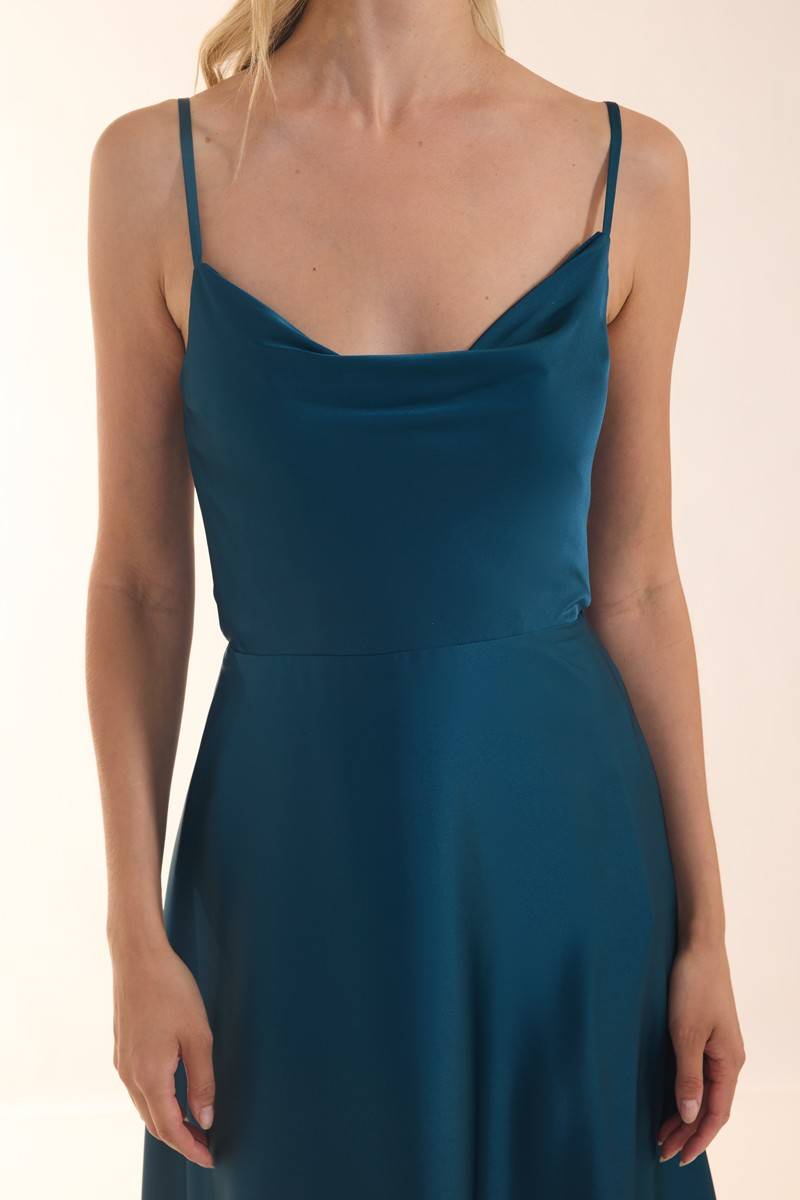 Laona ICONIC BOW DRESS Maxikleid aus Satin Letzter Tag