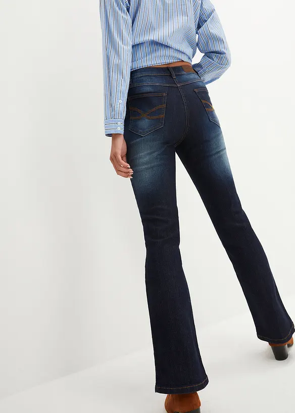bonprix Bootcut Jeans Mid Waist, Stretch Großer Ausverkauf