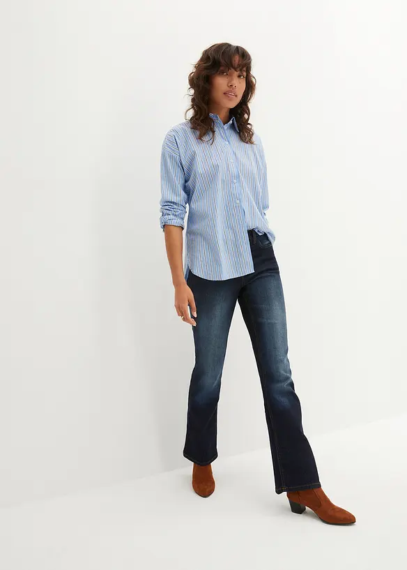 bonprix Bootcut Jeans Mid Waist, Stretch Preisnachlass