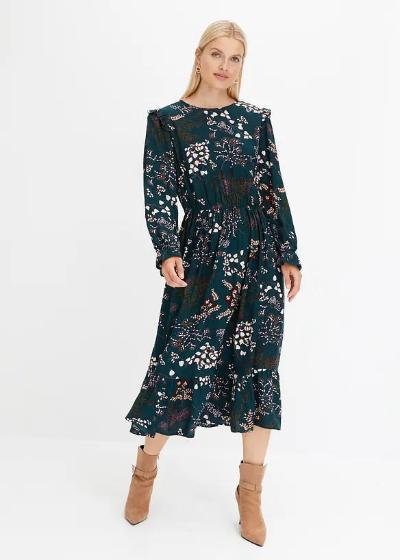 BODYFLIRT bedrucktes Midikleid Bis zu 55% Rabatt