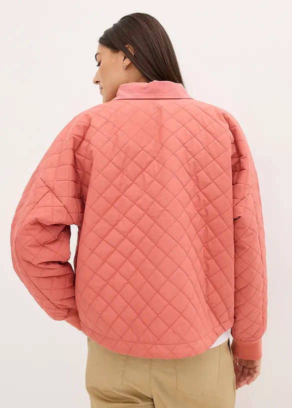 bpc bonprix collection Stepp-Blousonjacke mit Cord-Kragen Auslauf