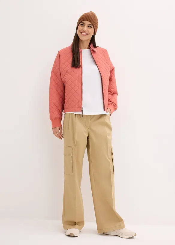 bpc bonprix collection Stepp-Blousonjacke mit Cord-Kragen Verkauf