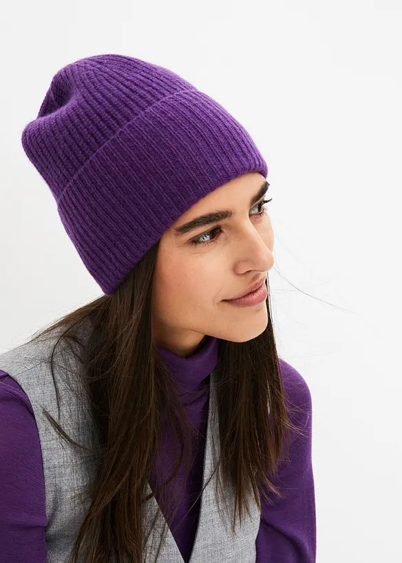 bonprix PREMIUM Wollmütze mit Good Cashmere Standard®-Anteil Fabrikpreis