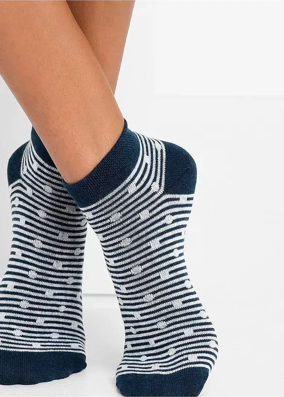 bonprix Sneakersocken mit Bio-Baumwolle (8er Pack) Schlussverkauf