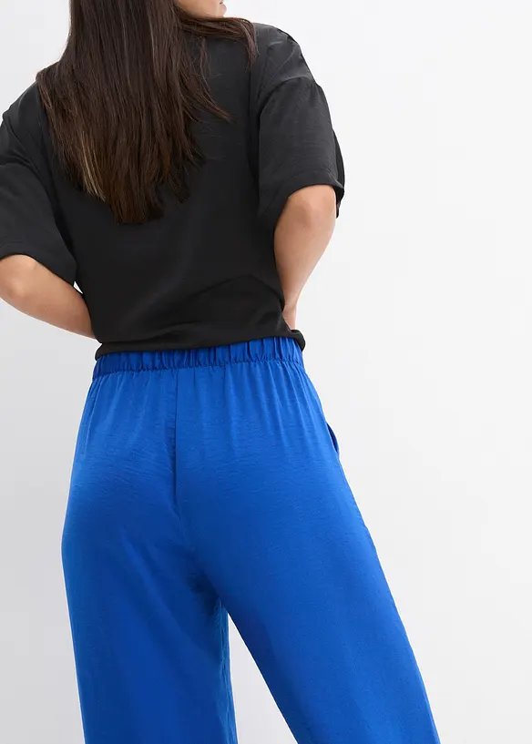 bonprix Hose mit Struktur-Effekt und Bequembund, lang Online Shopping