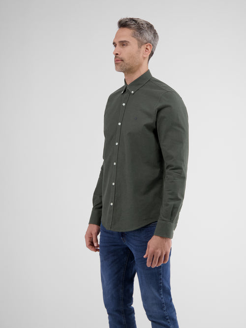 Lerros Oxfordhemd mit Stretchanteil und Button-down-Kragen Super Sparpreis
