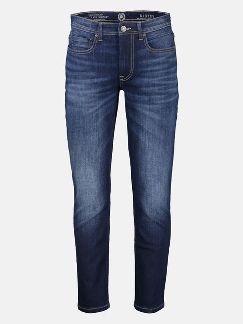 Lerros BAXTER 5-Pocket-Denim im Used-Look, RELAXED FIT, blue Letzte 2 Tage