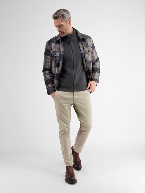 Lerros Leichte Strickjacke für Herren mit schmaler Rippstruktur Zeitbegrenzte Promotion