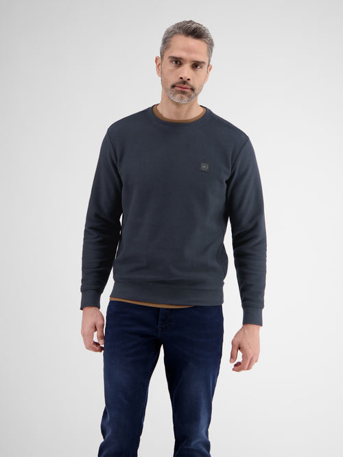 Lerros Herren Sweatshirt in weicher, vorgewaschener Strukturqualität Begrenzt auf 3 Tage