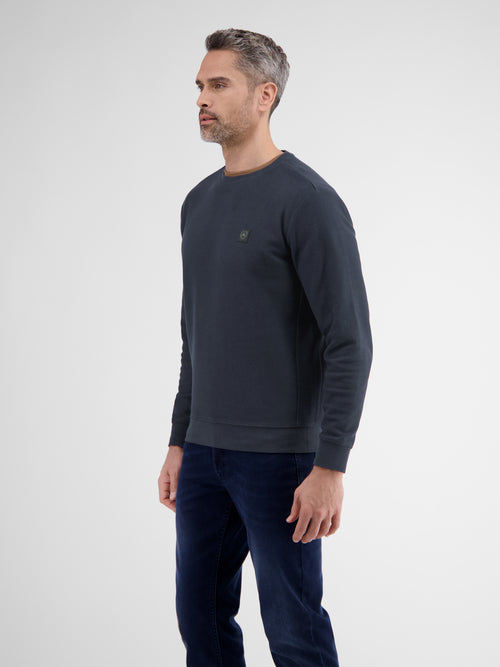 Lerros Herren Sweatshirt in weicher, vorgewaschener Strukturqualität Begrenzt auf 3 Tage