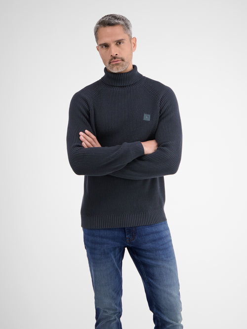 Lerros Stilvoller Rollkragenpullover in Strukturstrickqualität Meist gekauft