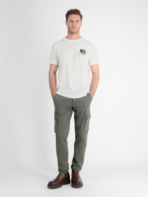 Lerros Herren T-Shirt mit kleinem Mottoprint Fabrik Onlineshop
