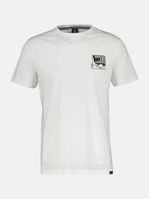 Lerros Herren T-Shirt mit kleinem Mottoprint Fabrik Onlineshop
