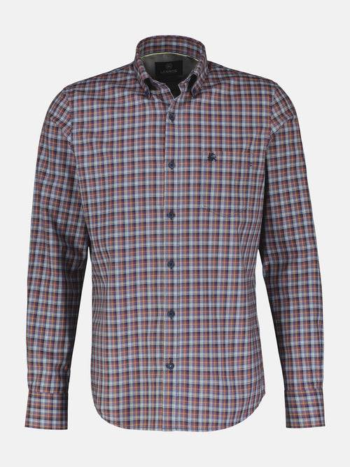 Lerros Kariertes Herrenhemd mit Button-down-Kragen Online Shopping