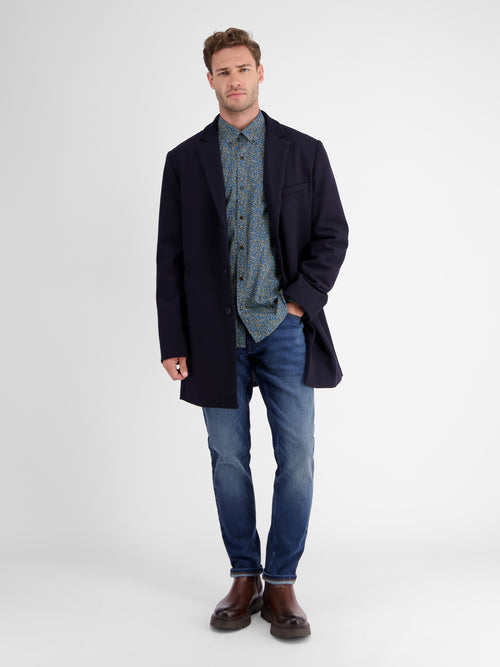Lerros Poplinhemd mit floralem Minimalprint Cyber Monday