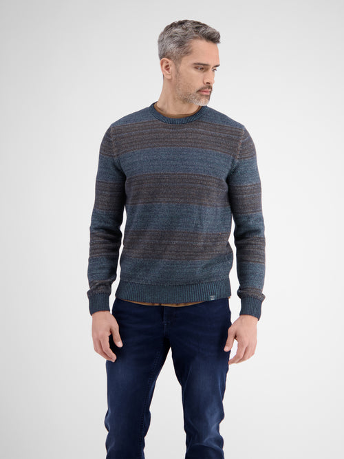Lerros Strickpullover in Melange-Streifenoptik Valentinstagsangebot