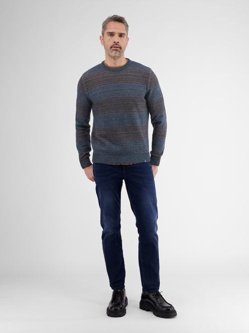 Lerros Strickpullover in Melange-Streifenoptik Valentinstagsangebot