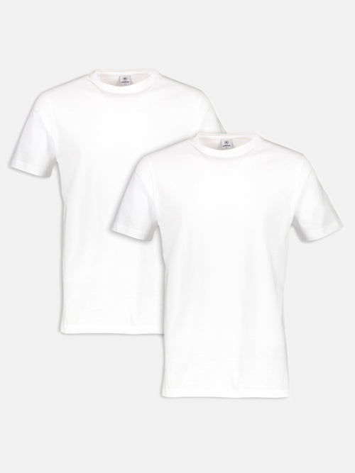 Lerros Doppelpack T-Shirt für Herren, Rundhals in Premium Baumwollqualität Lagerräumung