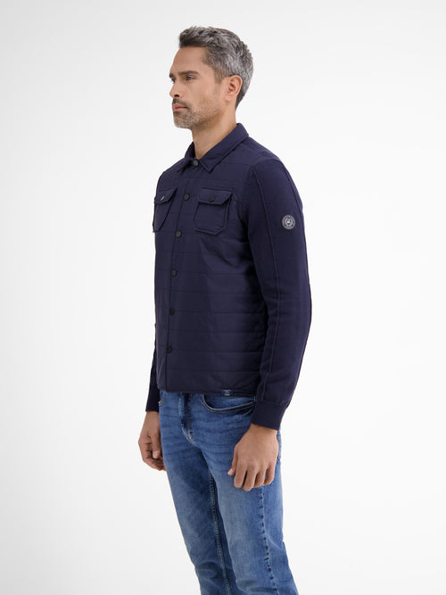 Lerros Strickjacke mit Nylon-Steppoptik Großer Ausverkauf