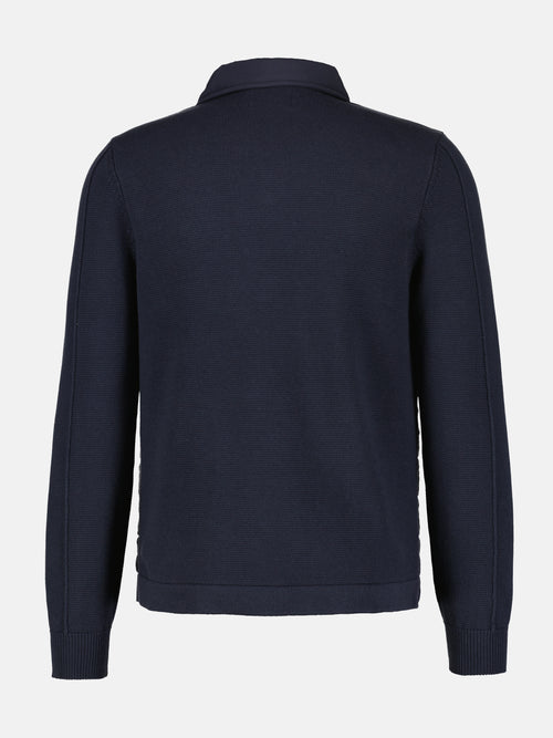 Lerros Strickjacke mit Nylon-Steppoptik Großer Ausverkauf