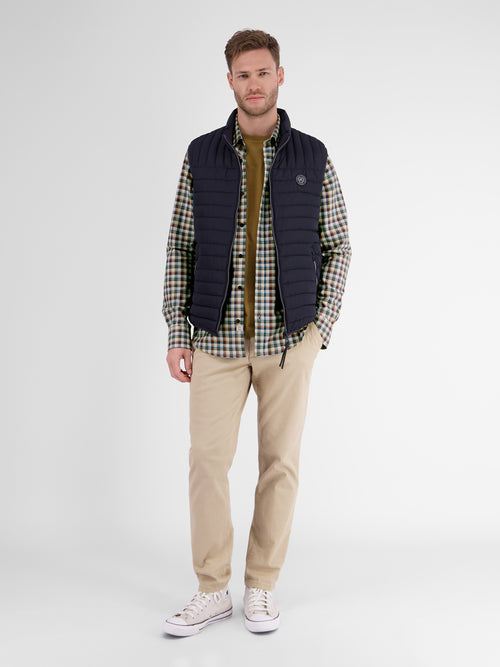 Lerros Langarmhemd , kariert, verdeckter Button-down-Kragen Online Shopping
