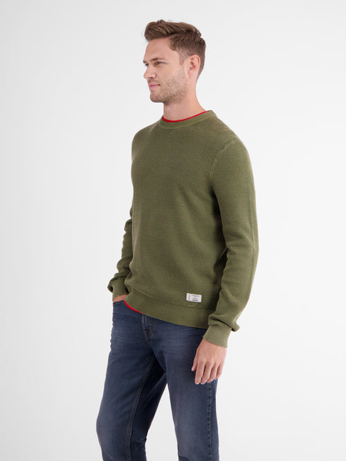 Lerros Strickpullover, O-Neck Vatertagsangebot