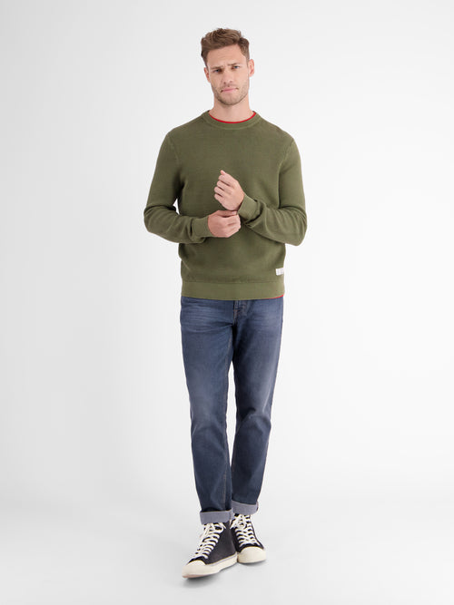 Lerros Strickpullover, O-Neck Vatertagsangebot