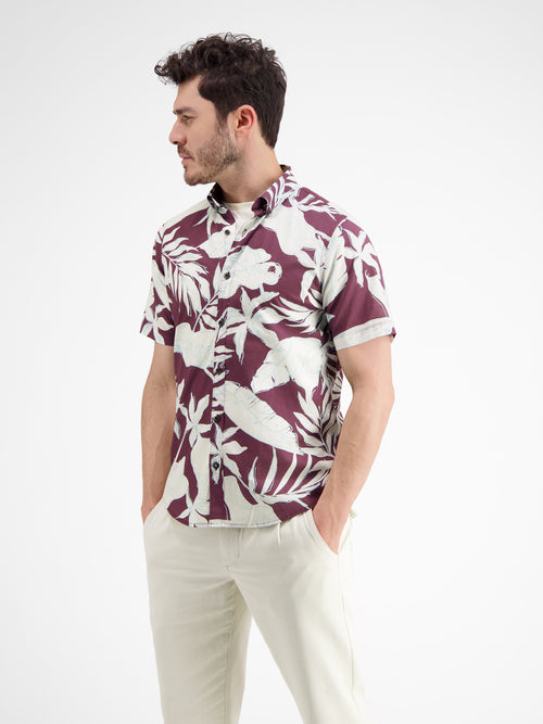Lerros Halbarmhemd mit floralem Print Saisonale Angebote